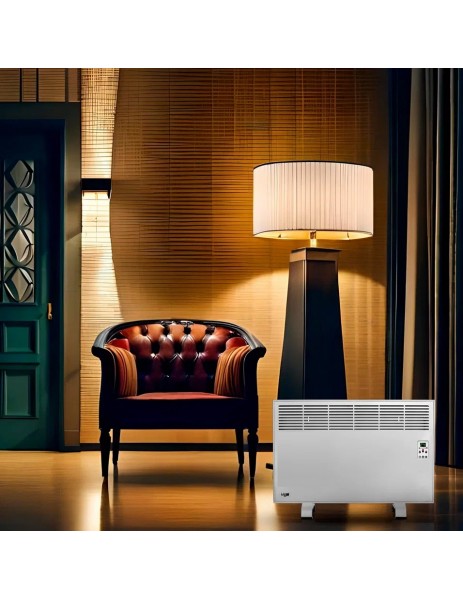 EPK4570E15B İvigo Elektrikli Panel Konvektör Isıtıcı Dijital 1500 Watt Beyaz 